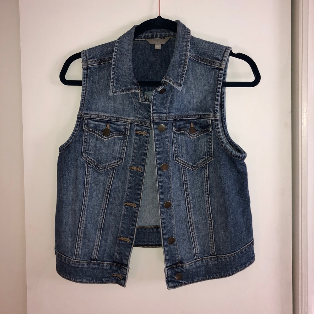 Jean jacket vest